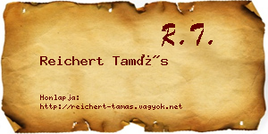 Reichert Tamás névjegykártya